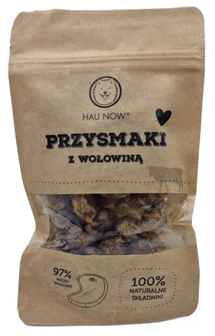 Hau Now przysmaki z wołowiną dla psa