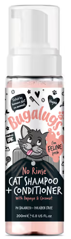 Bugalugs szampon z odżywką bez spłukiwania dla kota.png