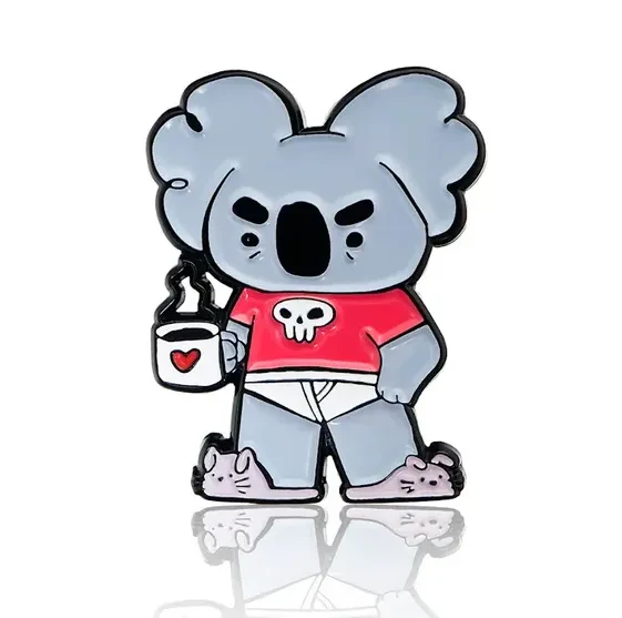 pin koala z kawą.webp