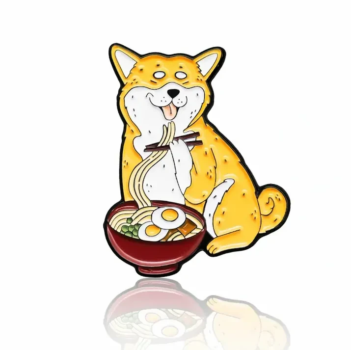 pin shiba inu z ramenem.webp