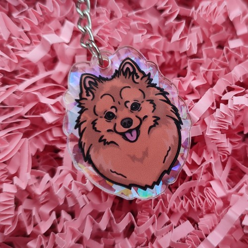 Brelok z pomeranianem