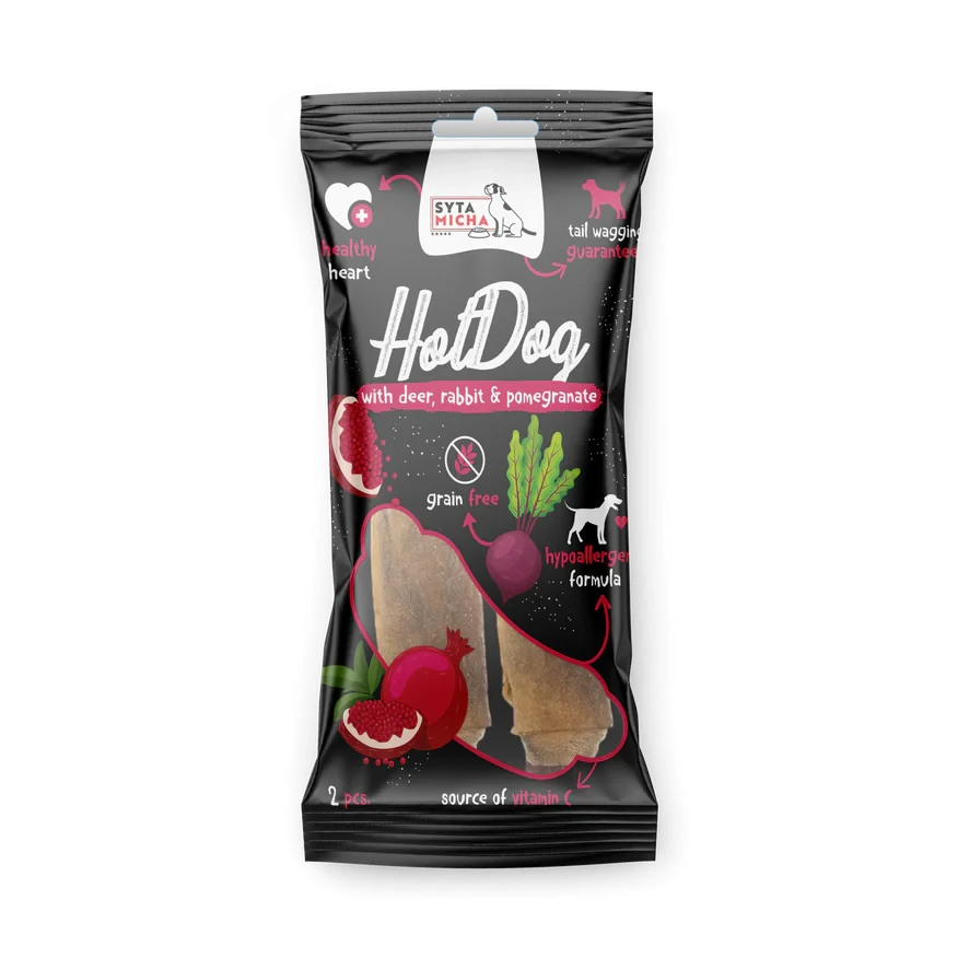 hot dog dla psa z jelenia.webp