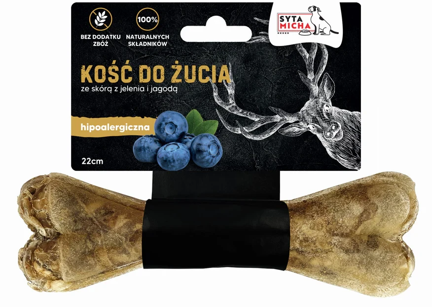 kość dla psa z jelenia 22cm.webp