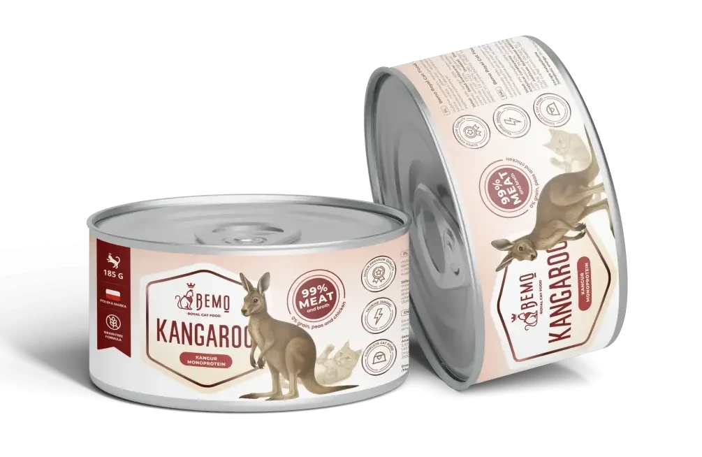 Bemo Cat Kangaroo - karma mokra dla kota z kangurem.webp