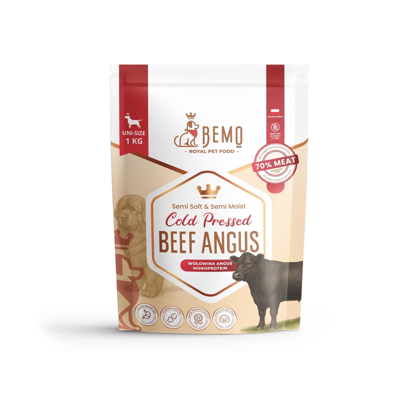 wołowina angus dla psa tłoczona na zimno półwilgotna.webp