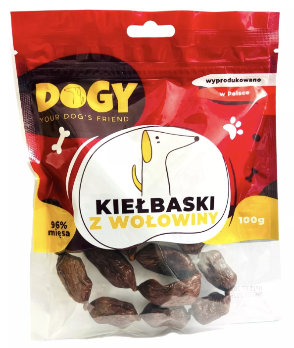 Dogy kiełbaski z wołowiny