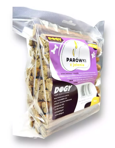 Dogy parówki z jelenia