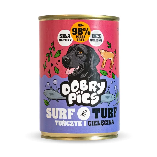 dobry pies surf&turf tyńczyk i cielęcina.webp