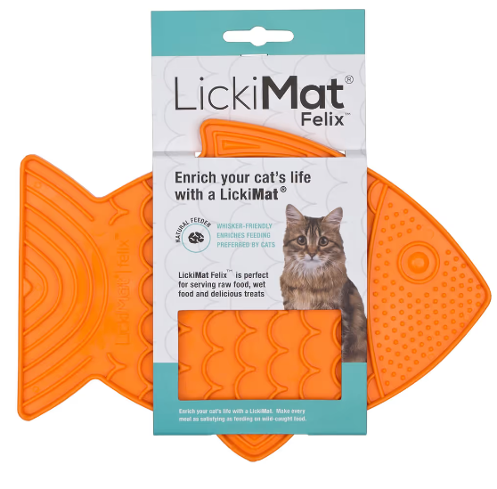 LickiMat Classic Felix pomarańczowa