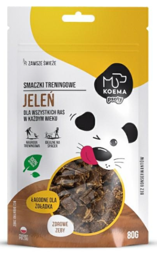 Koema smaczki treningowe z jelenia